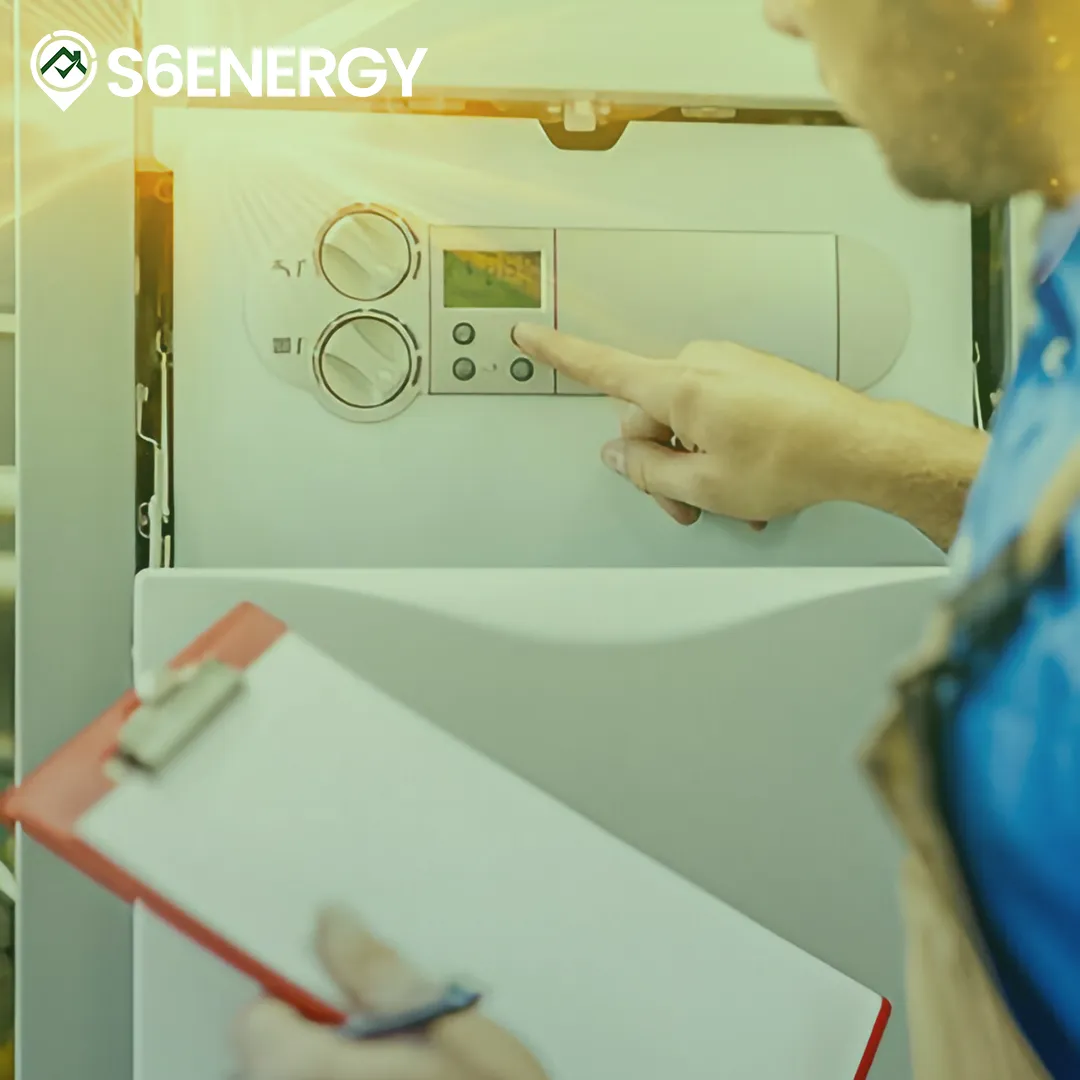 Broken boiler Broken boiler