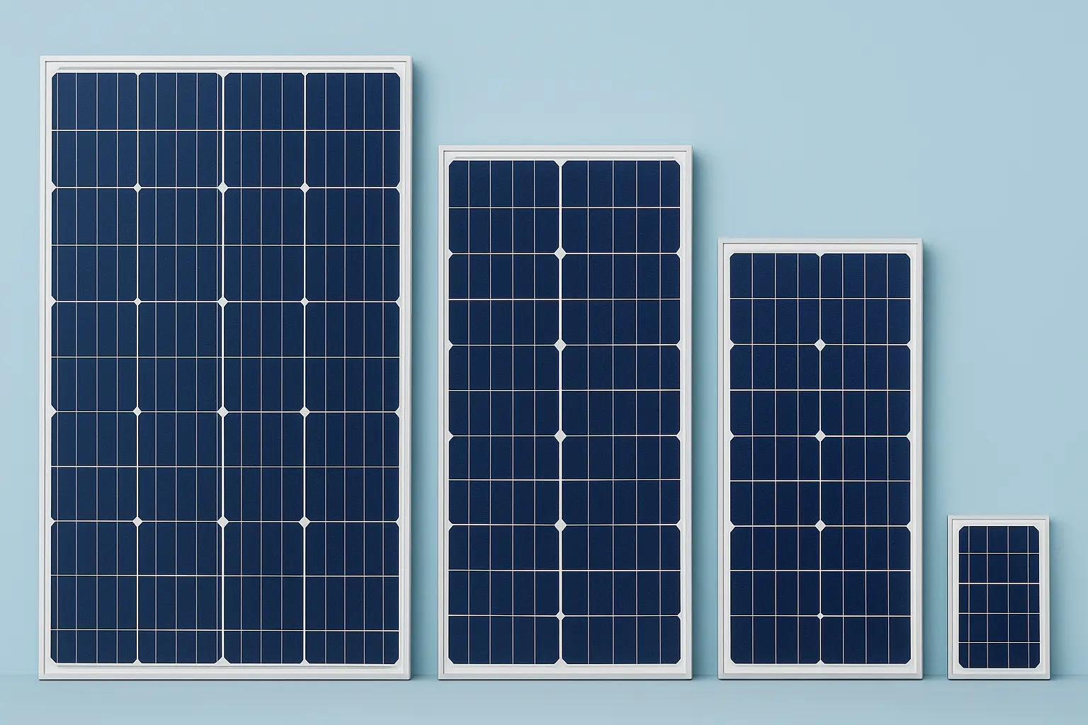 Different Solar Panel Sizes