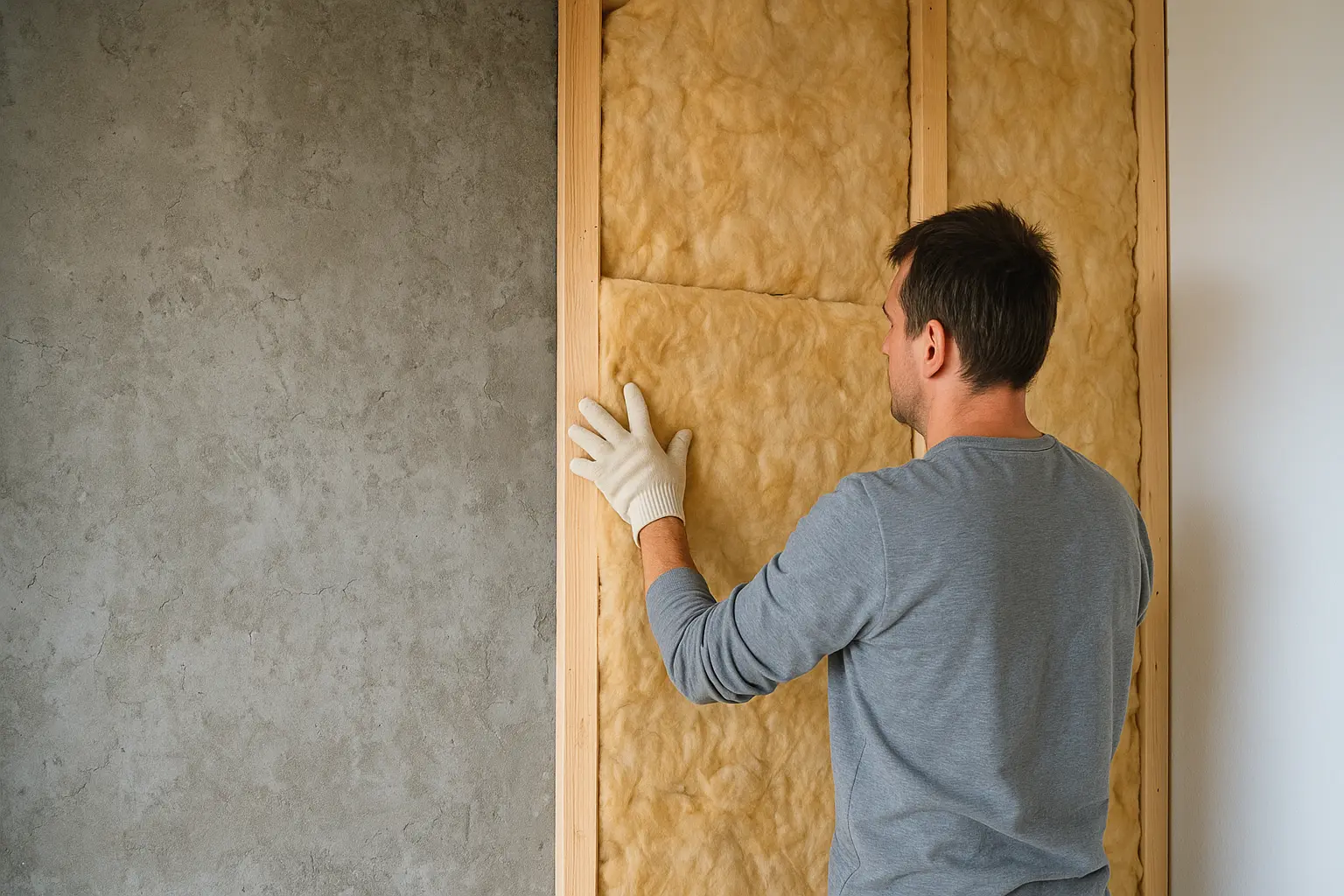 Insulate a cold wall from the inside