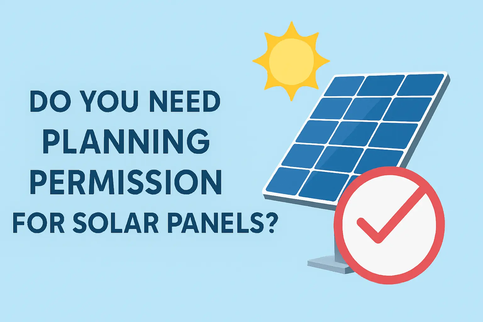 planning permission for solar panels