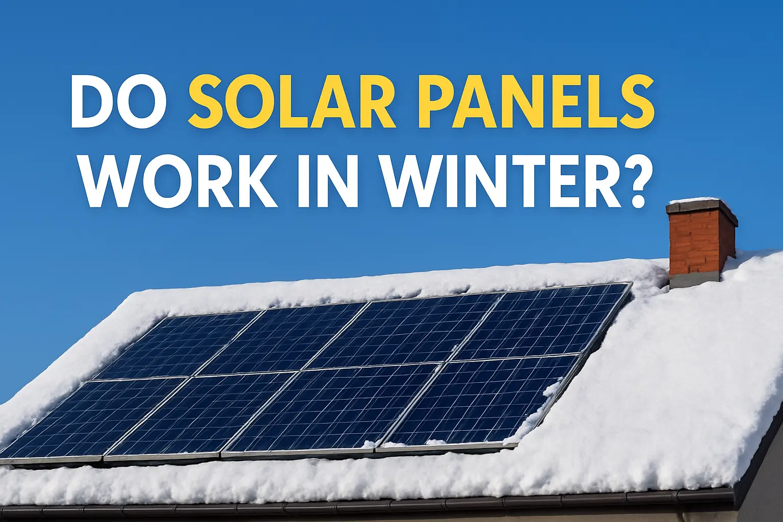 Do solar panels work in winter?