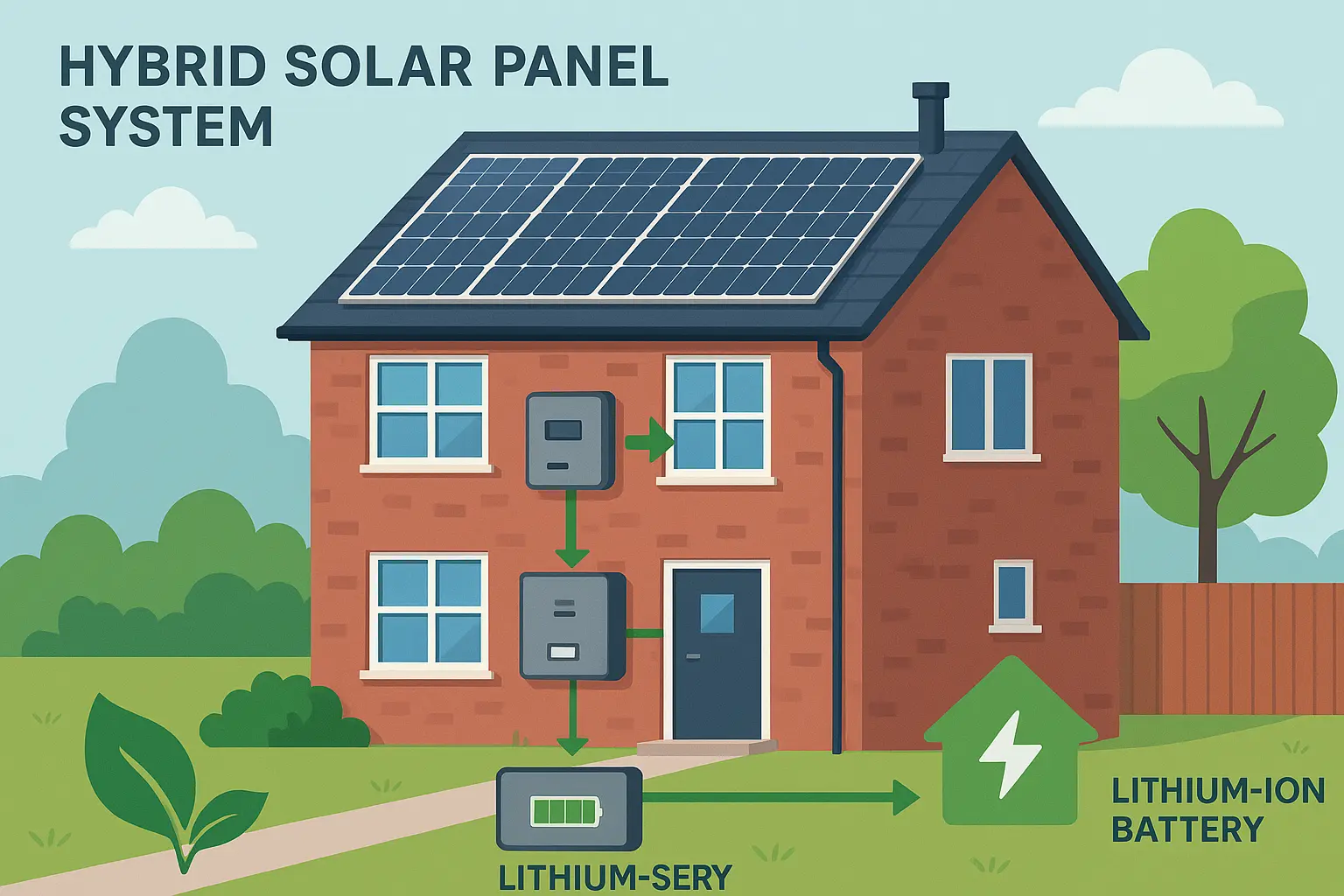 Hybrid solar panel system
