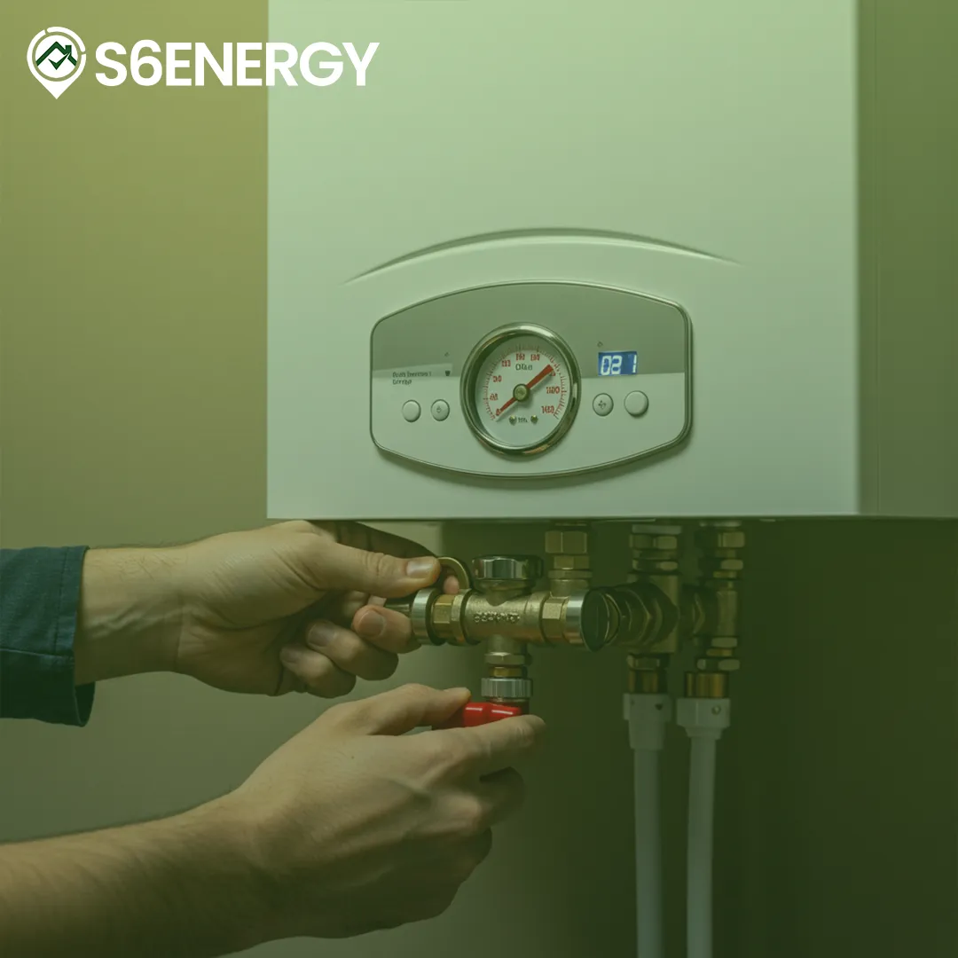 Repressurise a boiler