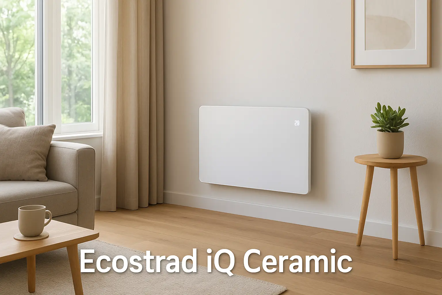 Ecostard iQ Ceramic electric radiator