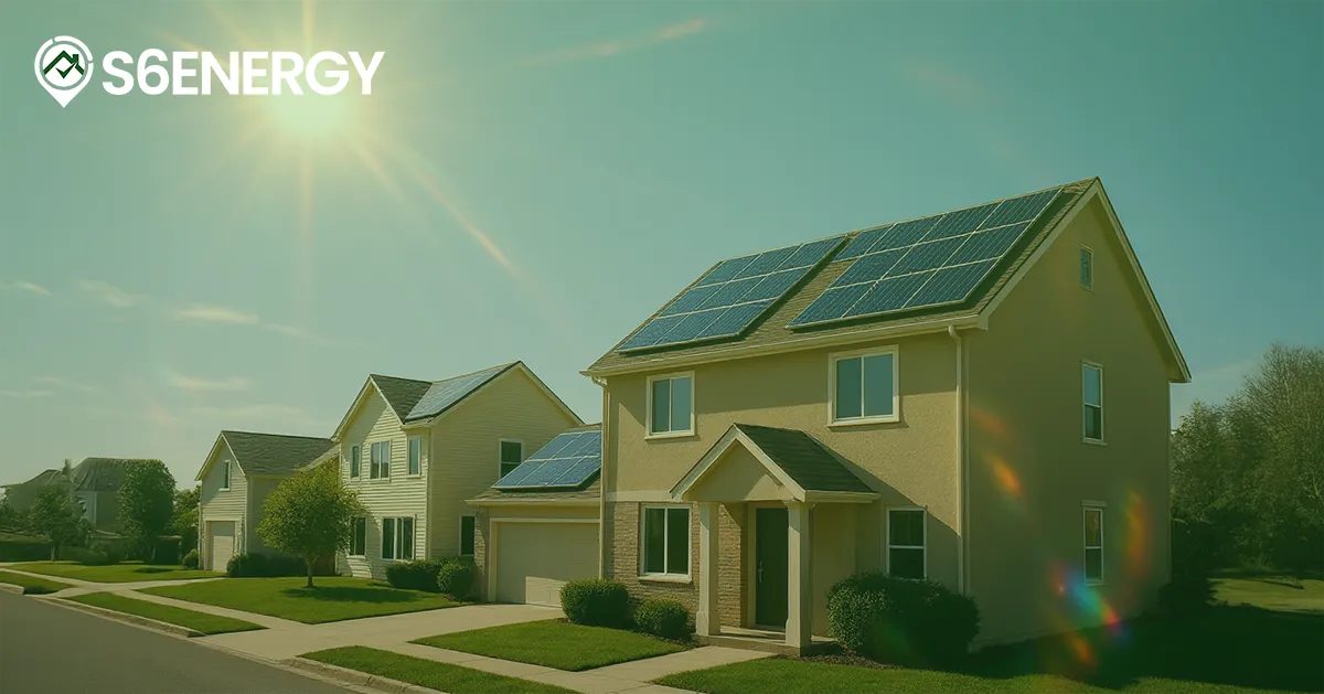 Solar energy during peak sunlight