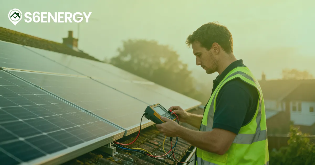 Solar panel maintenance