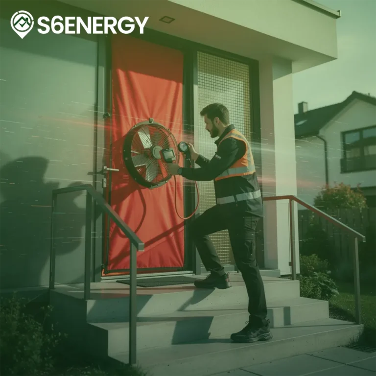 Blower door test