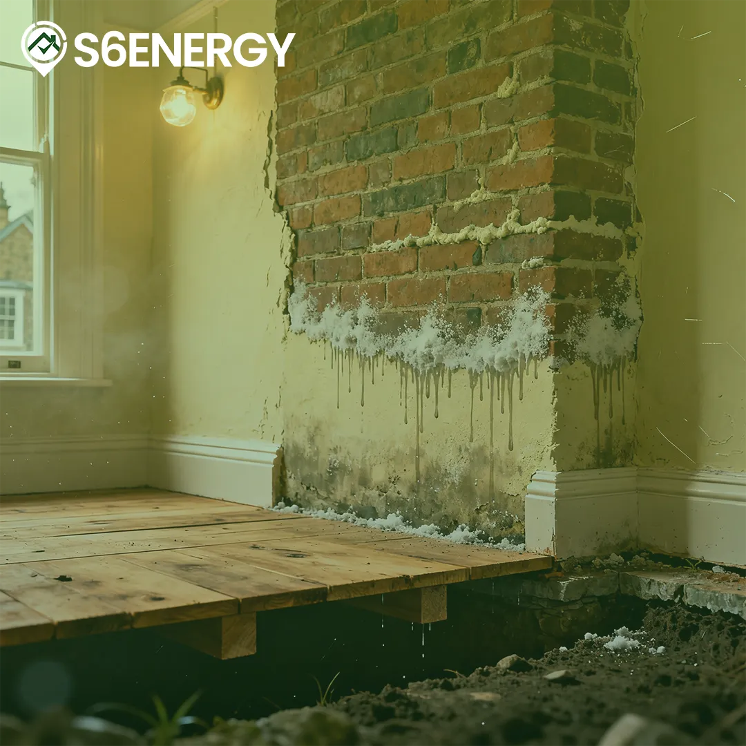 How to treat rising damp in an old house