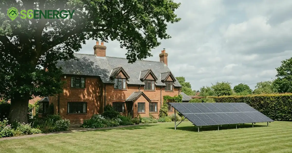 Ground mounted solar panels UK Installation