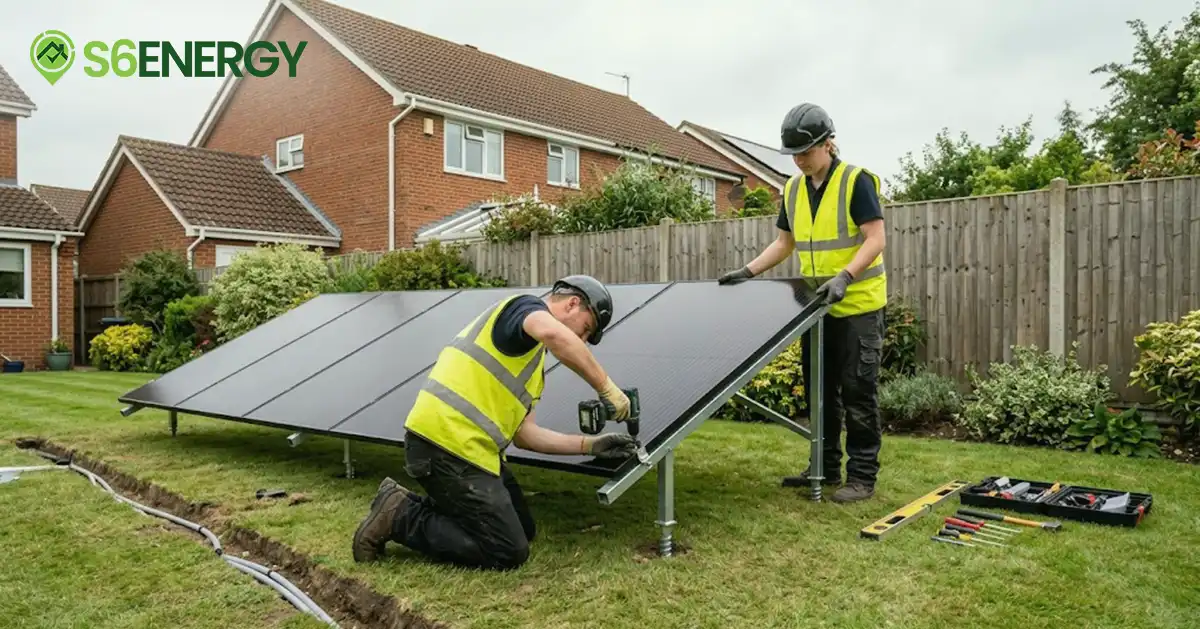 Ground mounted panels UK
